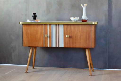 Restyled Mid-Century Cabinet with Graphic Details