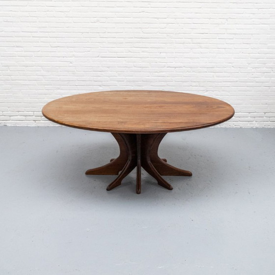 Image 1 of Marc Van Rampelberg Muninga Wood Dining Room Set anni '80