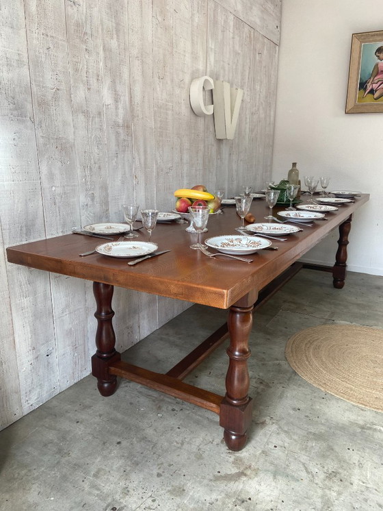 Image 1 of Tavolo antico da fattoria 280x87cm