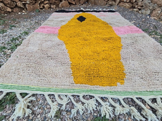 Tappeto berbero in pura lana, fatto a mano, 250x150 cm, prodotto in Marocco. – Tappeti, Wool (photo 9 of 10)