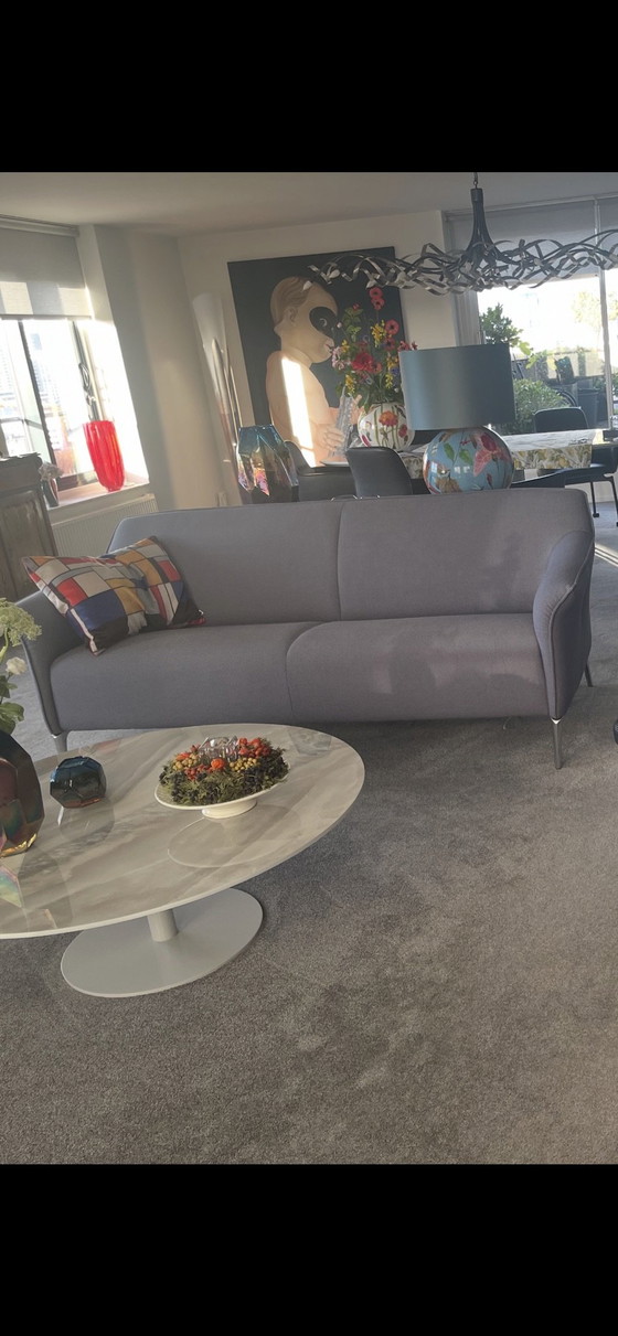 Beautiful sofa for sale due to circumstances, Leolux, 3-5 seaters, Other, Metal, Blue (photo 4 of 5)