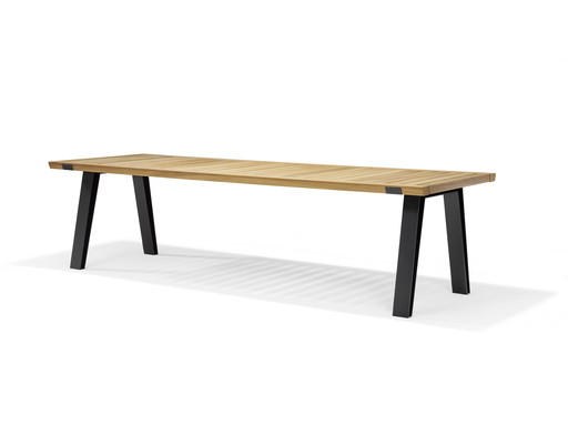 Table d'extérieur côte à côte, 290x100cm