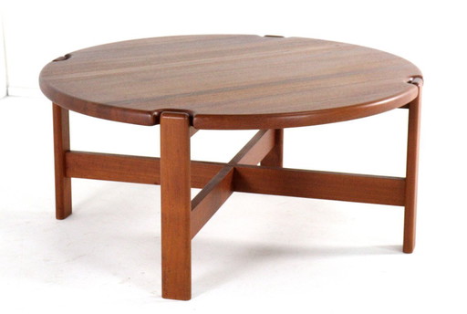 Niels Bach salontafel vintage Deens massief teak