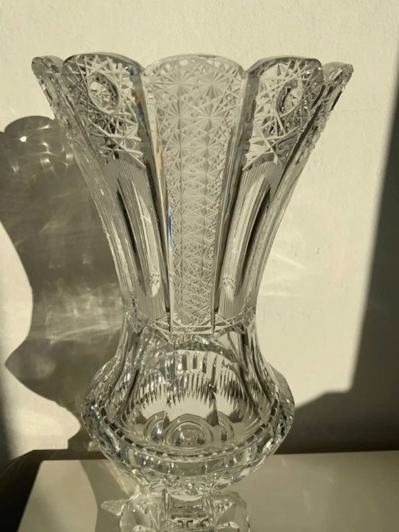 Image 1 of Rare Set of 3 Bohemian Crystal Objects – Historicism Period (ca. 1880-1890)
