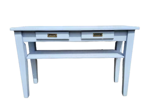 Mooie sidetabel in blauw
