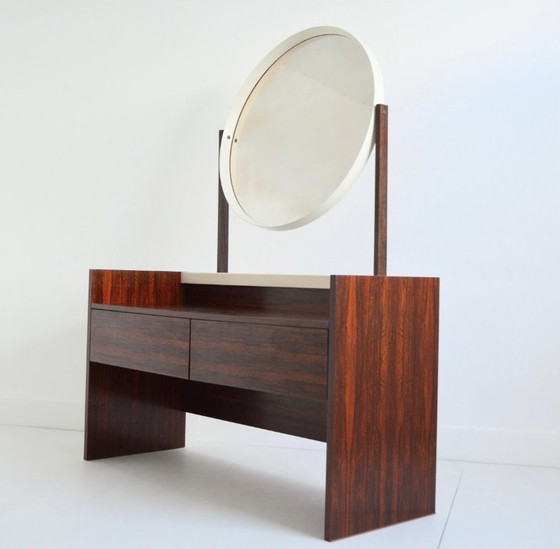 Tocador escandinavo de palisandro, Tocadores, Madera, Marrón, Mid Century Modern (foto 9 de 9)