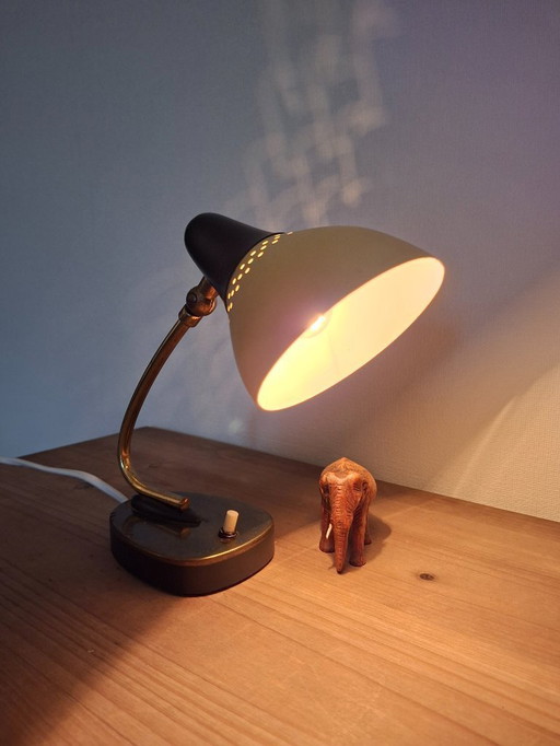 Lampada da comodino vintage Erpees degli anni '50/'60. Germania.