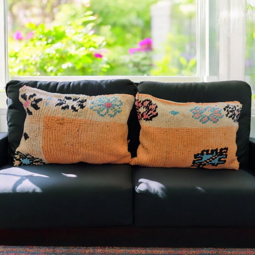 Ensemble de coussins marocains, coussin décoratif vintage