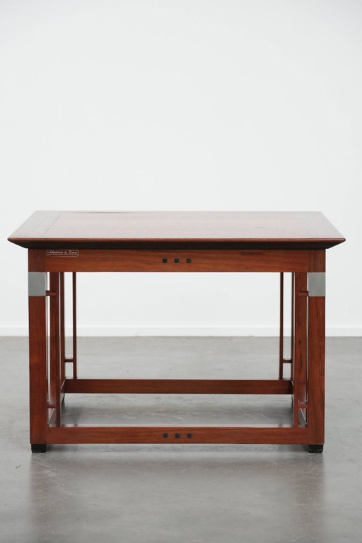 Square Art Deco Schuitema design side/coffee table from the Decoforma series