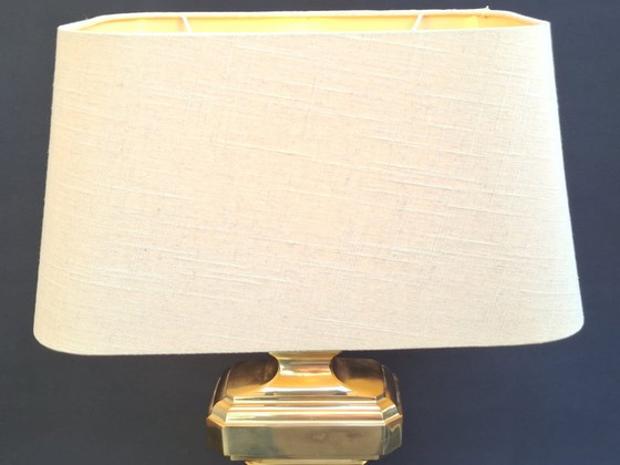 Image 1 of Vintage Italian Brass Table Lamp | 1950s