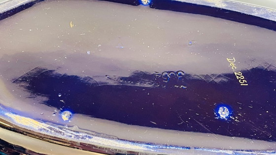 Image 1 of Fioriera in ceramica blu di Sarreguemines