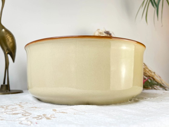 Beige Aardewerk Saladeschaal Tulowice Polen 1970 – Schalen, Vintage (photo 4 of 7)
