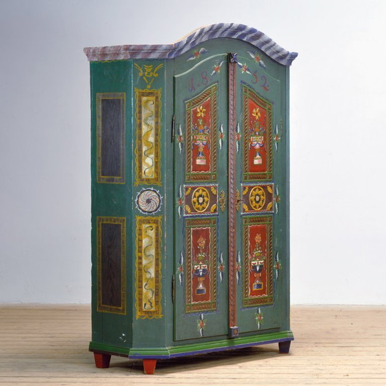 Image 1 of Armoire de mariée allemande, vers 1852