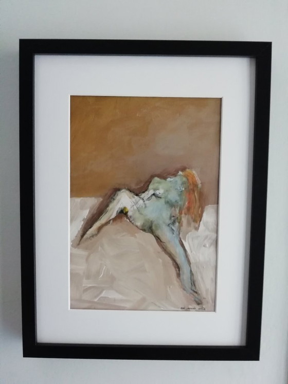 Waiting for her Lover – Rob Jacobs, Schilderijen & Tekeningen, Papier (photo 2 of 7)