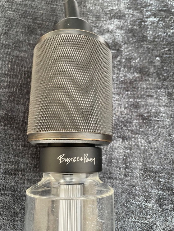 Image 1 of 2x Buster and Punch pendant lamp, heavy metal black