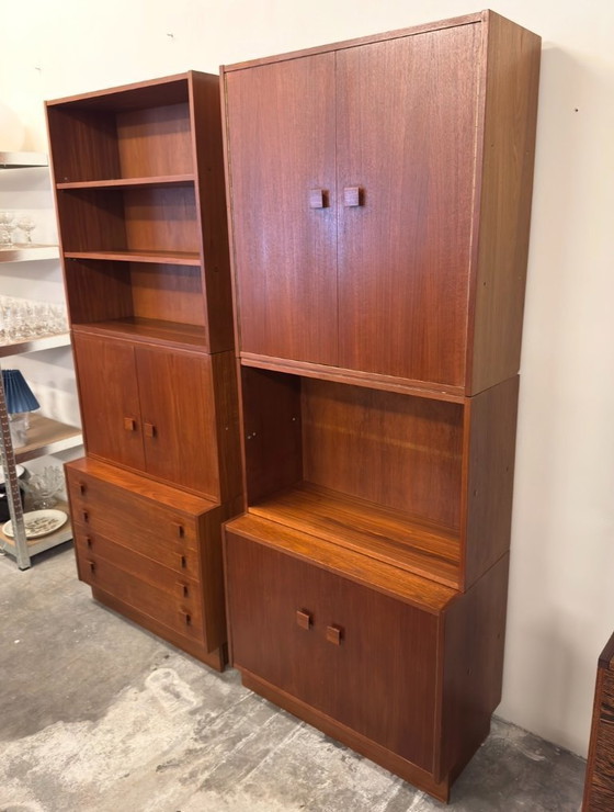 Image 1 of Ensemble d'armoires murales modulaires vintage