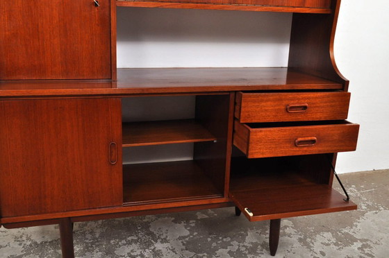 Image 1 of Vintage medium highboard in teak, 1960s