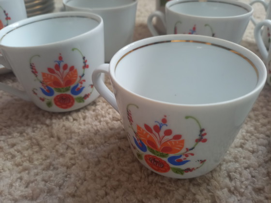 Image 1 of Beautiful Vintage Kahla Coffee Set from the 1970s