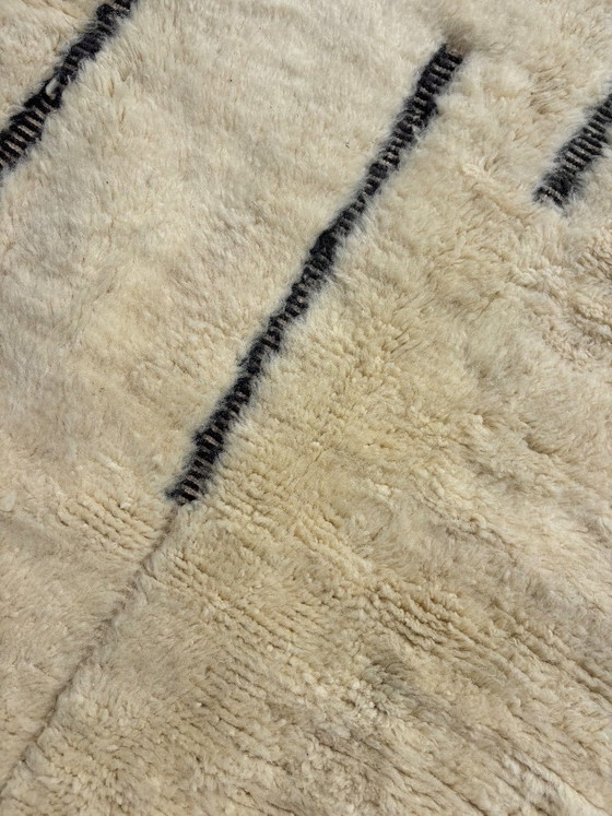 Moroccan Beni Ourain Wool Rug 200x250 Cm – Large Berber Rug – Handmade Berber Wool Rug – Rugs & carpets (photo 9 of 12)