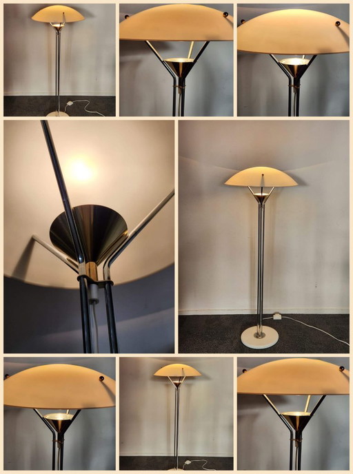 Lampada da terra vintage italiana, anni '70