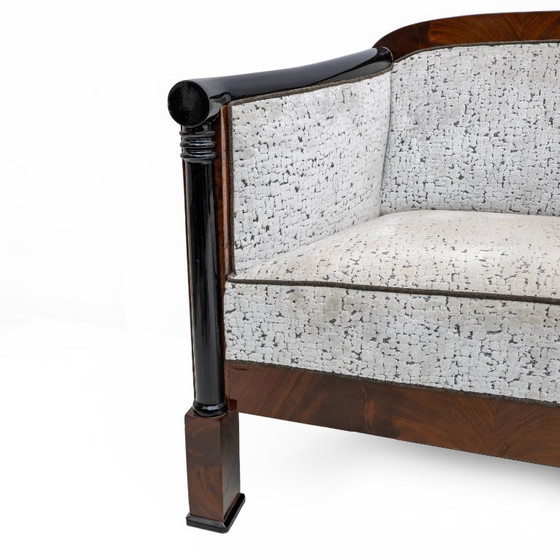 Image 1 of Fauteuils et canapé en acajou Biedermeier du XIXe siècle, Vienne, 1840