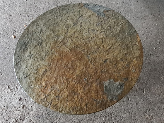 Image 1 of Mid-Century Schiefertisch - Couchtisch '70