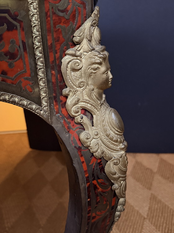 Boulle Coffee Table, Bronze, Wood, Black (photo 4 of 12)