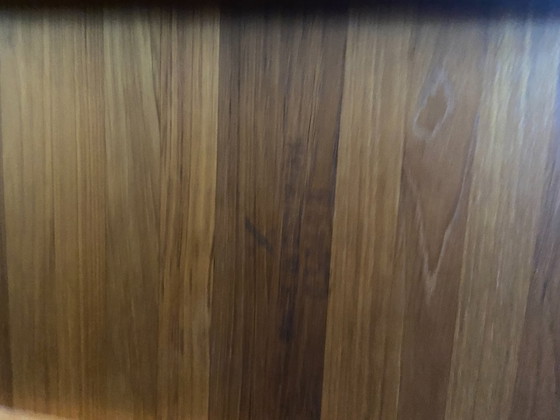 Image 1 of Vintage Danish extendable dining table made of solid teak wood