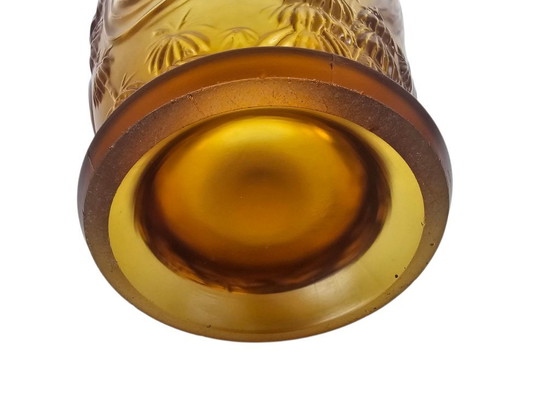 Image 1 of Josef Inwald - Barolac - "Koi carp" - pressed glass vase - satin glass - model "Poison" - 1930's