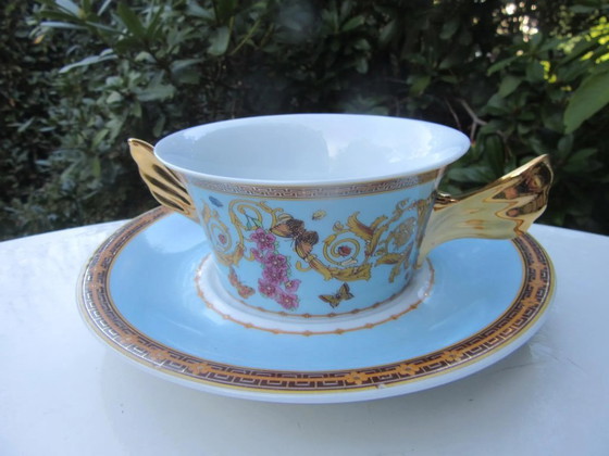 Image 1 of ROSENTHAL VERSACE Le Jardin de Versace - Zuppiera con manici e piattino 