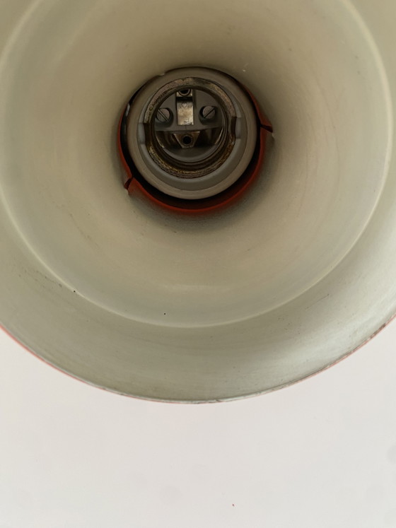 Image 1 of Vintage Space Age Plafondspot / Wandlamp Oranje - Jaren ‘70