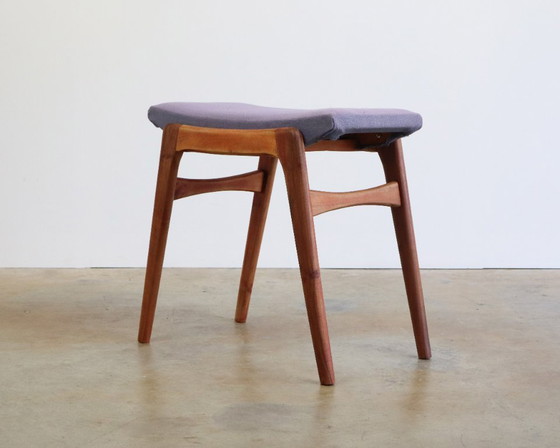 Image 1 of Fauteuil et ottoman vintage milieu du siècle, style lounge, milieu du siècle.