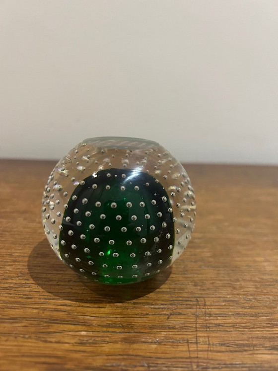 Image 1 of Murano bubbelkristallen kandelaar