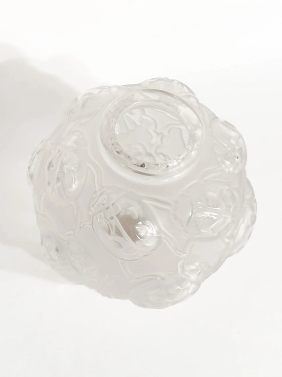 Lalique 'Coccinelle' Crystal Vase, 1980s (photo 7 of 9)
