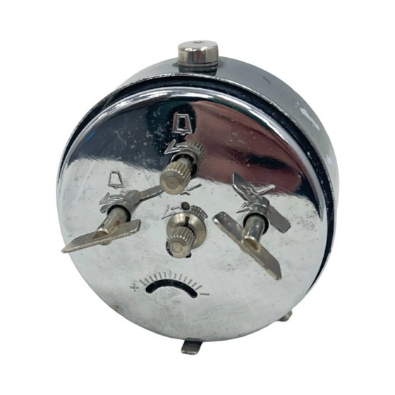 Image 1 of PRIM vintage alarm clock – Czechoslovakia – mechanical – chrome – 1960s/1970s