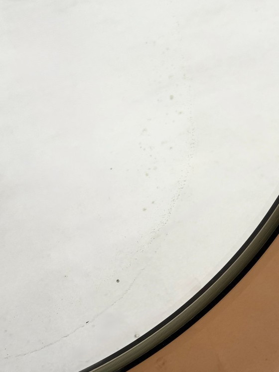 Image 1 of Wand spiegel rond van Metalvetro Galvorame met bruin tinten