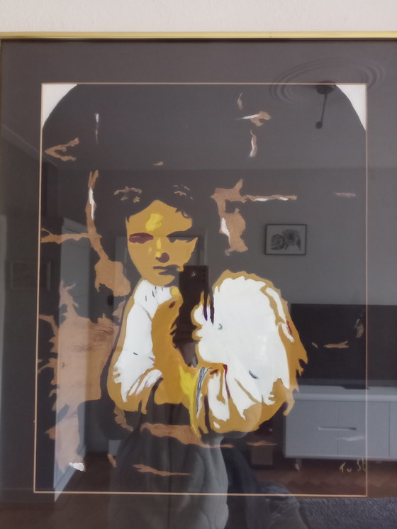 Image 1 of T van Steenbergen "girl at the window" Rembrandt