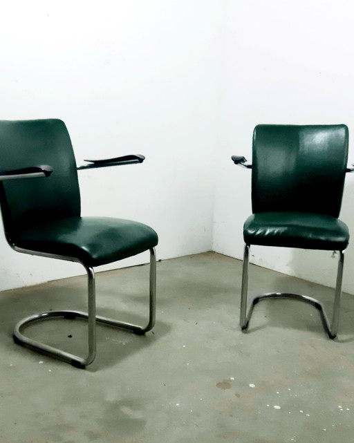 Set of Gebroeders de Wit armchairs from the 1950s