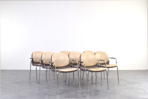 Vintage-Stühle aus Deutschland von Wilkhahn, 1980er Jahre, 8er-Set.