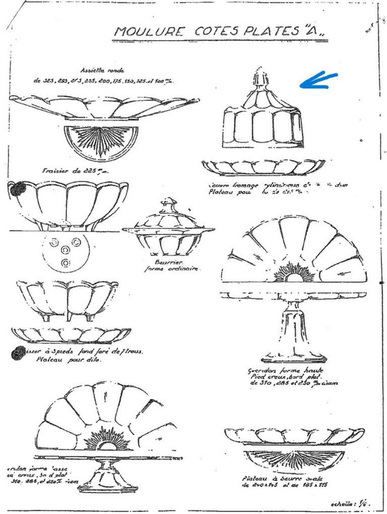 Image 1 of Val Saint Lambert/Luxval Cupola Art Déco