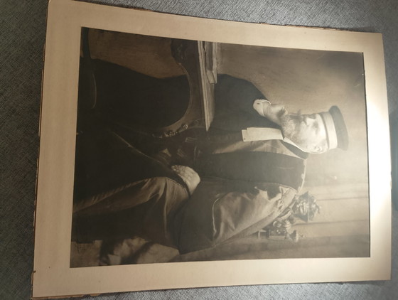 Image 1 of Ancienne photographie 1919 Ferdinand larnaude doyen faculté de droit a Paris studio le garçon paris signé daté 