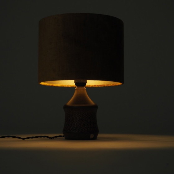 Swedish Ceramic Table Lamp by Henry Brandi for Vejbystrand – Velvet (photo 11 of 13)