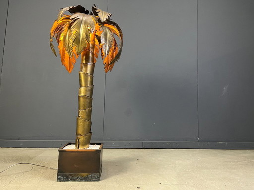 Lampada da terra a forma di palma Maison Jansen, anni '70