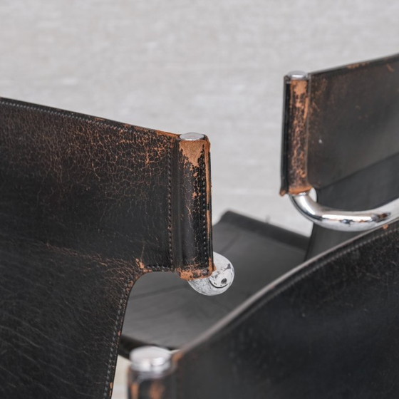 Image 1 of Mid-Century Set of 4 'Topos' Dining Chairs by Gruppo Dam for Busnelli