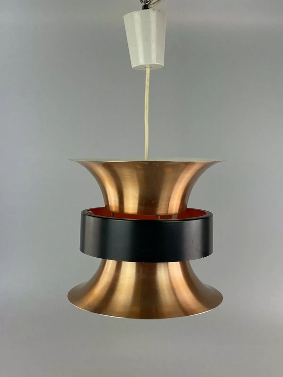 Image 1 of Lampada anni '70, lampada a sospensione, lampada da soffitto, design spaziale in metallo VEB anni '60