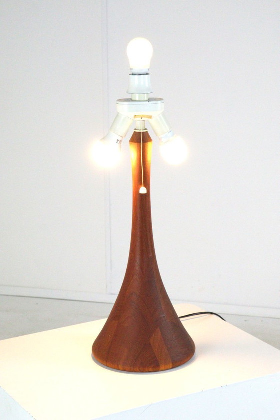 Image 1 of Lampada da tavolo grande Domus vintage in teak