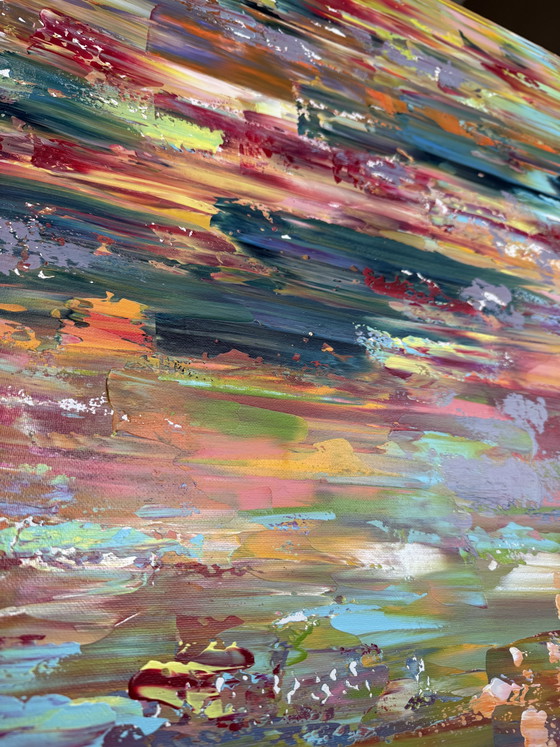 Image 1 of Artwork 90x70 incl. black floating frame