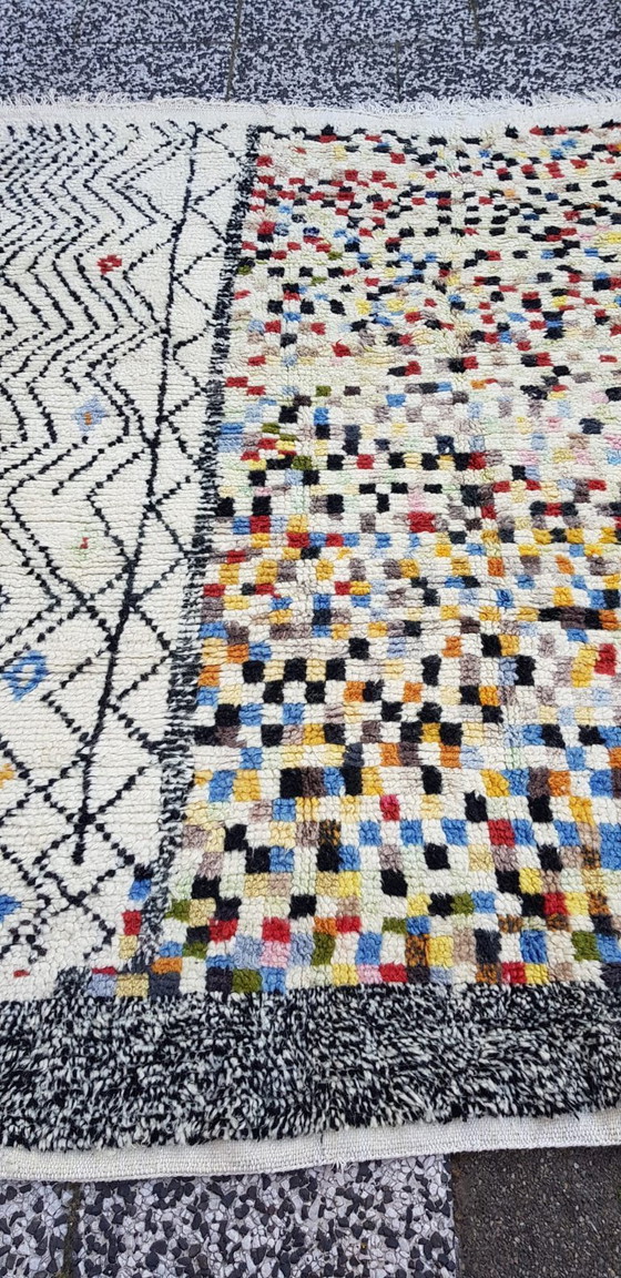 Image 1 of Handgeknoopt Berber kleed wol 212x160cm