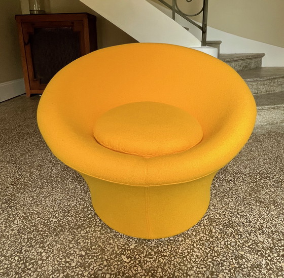 Image 1 of Sillón seta y otomana de Pierre Paulin, Edition Artifort, años 60
