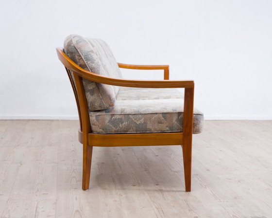 Image 1 of Vintage 3-zitsbank uit de jaren 70, fabrikant Wilhelm Knoll, midden-eeuwse stijl.